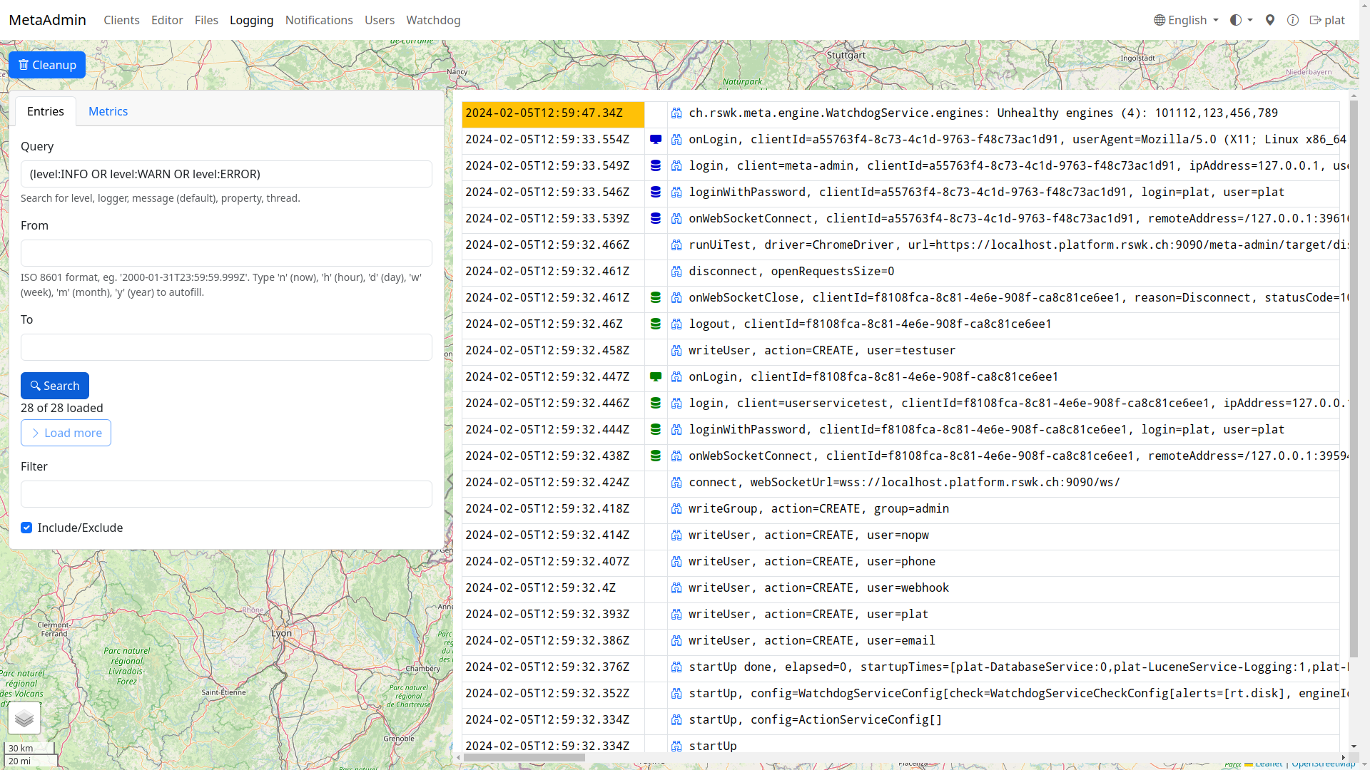 Logging Entries