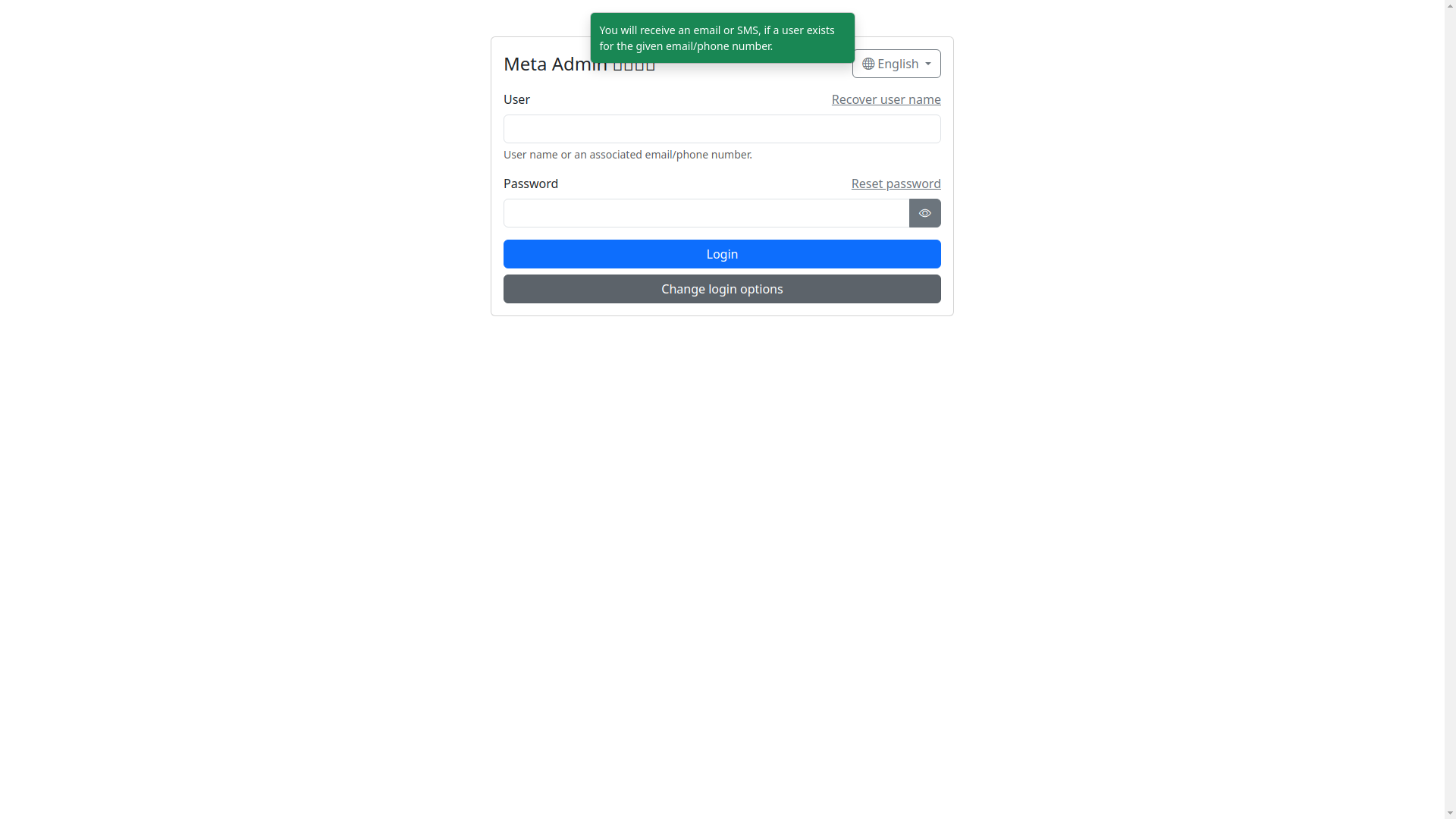 Recover User Success