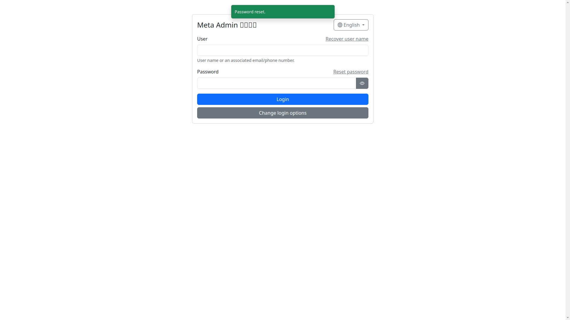 Reset Password Success