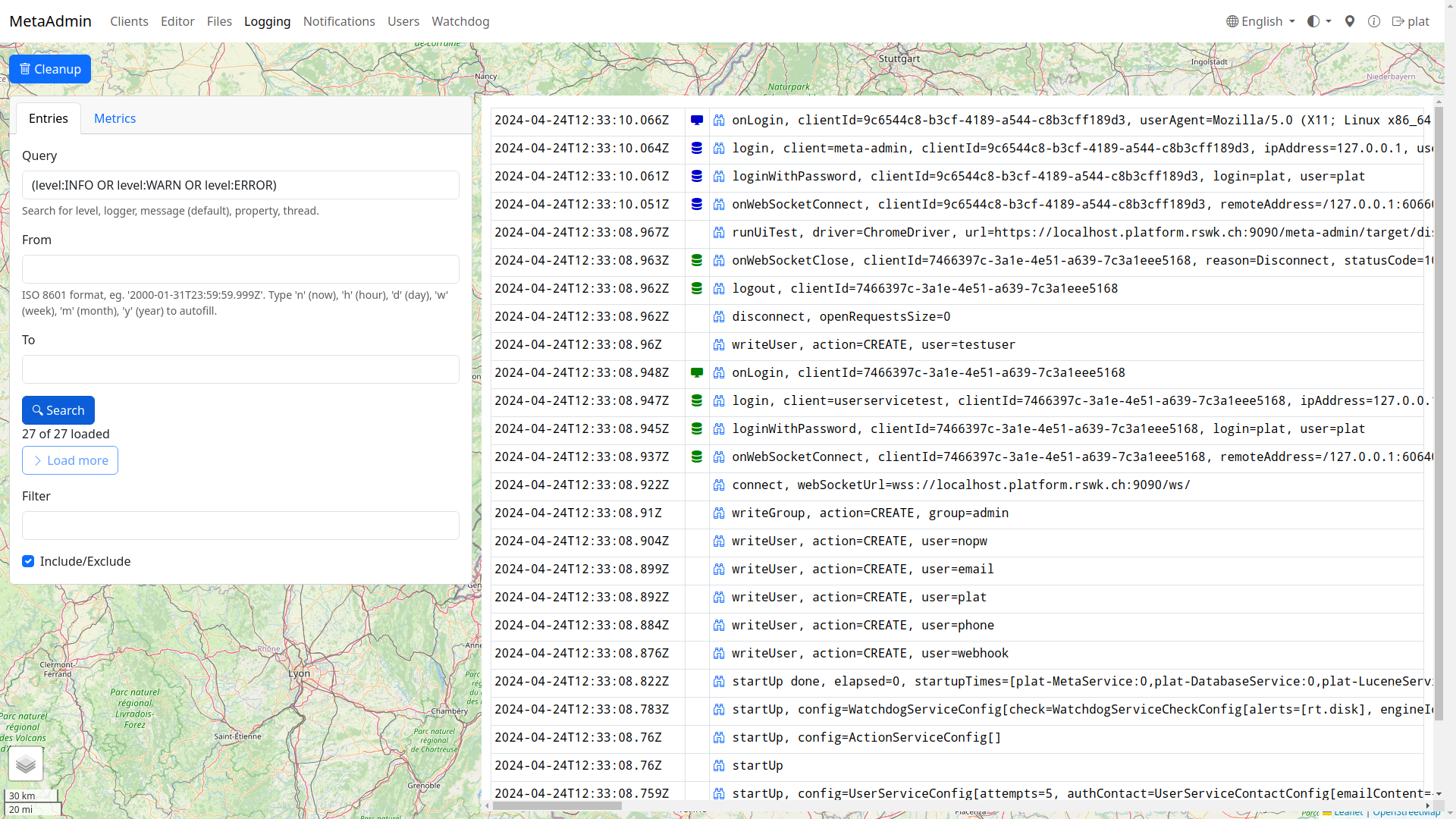 Logging Entries