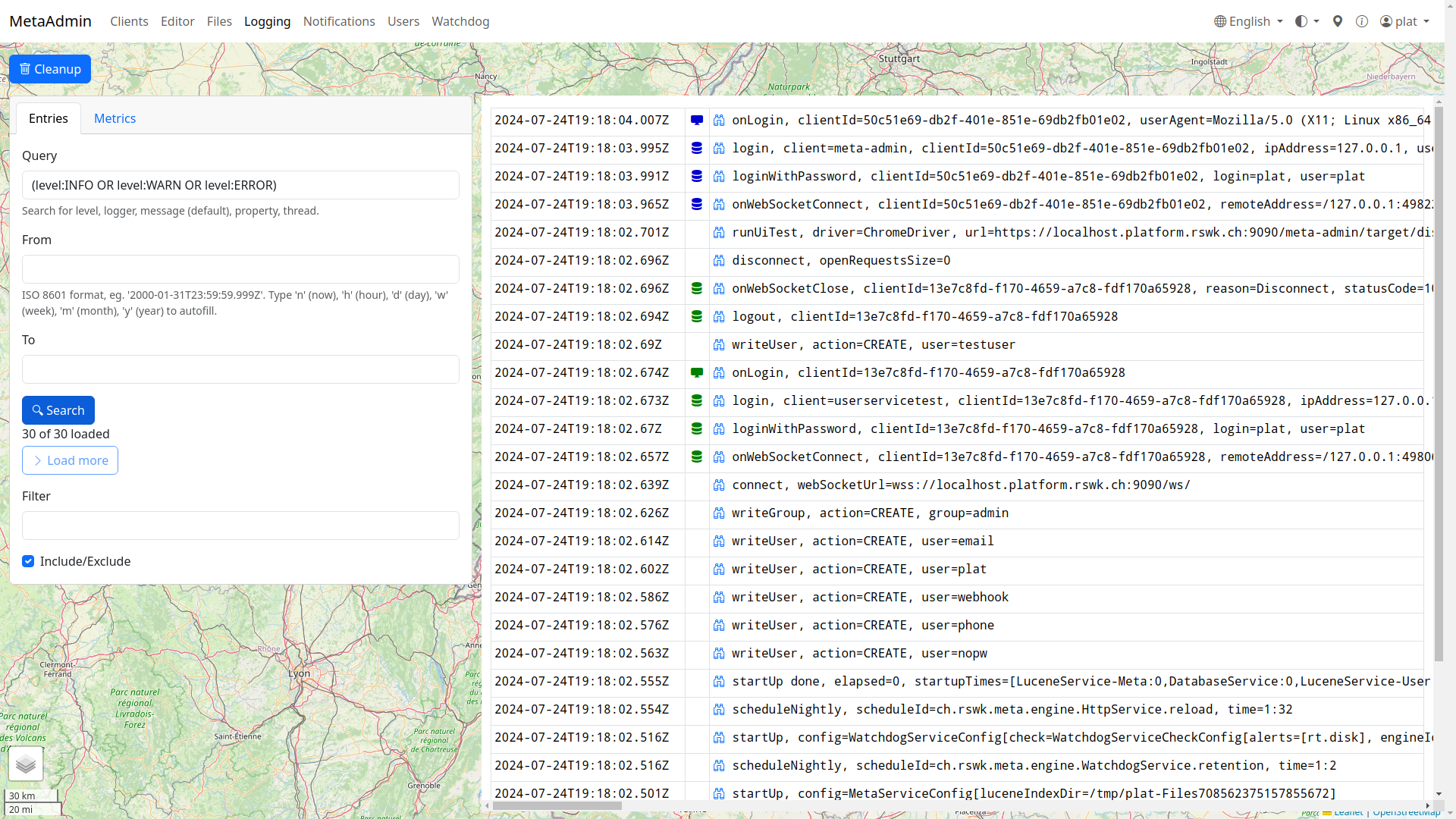 Logging Entries